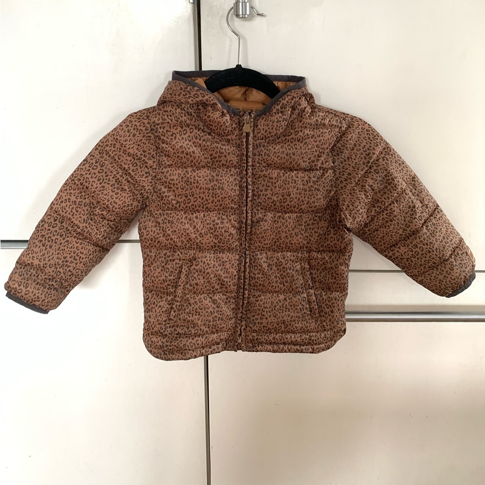 Gap Leopard Print Kids Jacket 3T